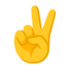 Victory Hand u270c Icon 64 x 64