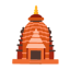Hindu Temple u1f6d5 Icon 64 x 64