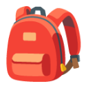 Backpack u1f392 Icon 128 x 128