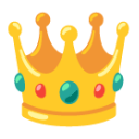Crown u1f451 Icon 128 x 128