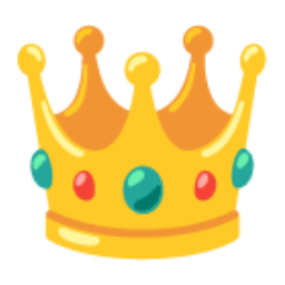 Crown u1f451 Icon 256 x 256