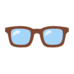 Glasses u1f453 Icon 256 x 256