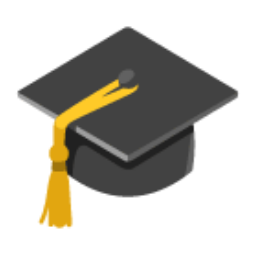 Graduation Cap u1f393 Icon 256 x 256
