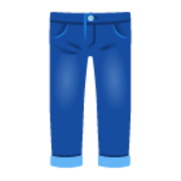 Jeans u1f456 Icon 256 x 256