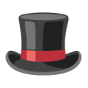 Top Hat u1f3a9 Icon 128 x 128