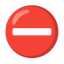 No Entry u26d4 Icon 64 x 64