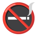 No Smoking u1f6ad Icon 128 x 128