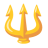 Trident Emblem u1f531 Icon 48 x 48