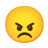Angry Face u1f620 Icon 48 x 48
