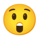 Astonished Face u1f632 Icon 128 x 128