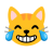Cat Face With Tears Of Joy u1f639 Icon 48 x 48
