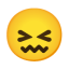 Confounded Face u1f616 Icon 64 x 64