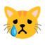 Crying Cat Face u1f63f Icon 64 x 64
