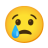 Crying Face u1f622 Icon 48 x 48