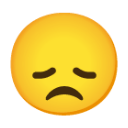 Disappointed Face u1f61e Icon 128 x 128