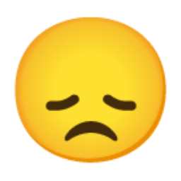 Disappointed Face u1f61e Icon 256 x 256