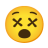 Dizzy Face u1f635 Icon 48 x 48