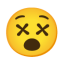 Dizzy Face u1f635 Icon 64 x 64