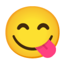 Face Savouring Delicious Food u1f60b Icon 256 x 256