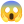 Face Screaming In Fear u1f631 Icon 24 x 24