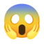 Face Screaming In Fear u1f631 Icon 64 x 64
