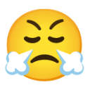 Face With Look Of Triumph u1f624 Icon 128 x 128