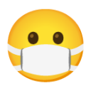 Face With Medical Mask u1f637 Icon 128 x 128