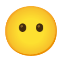 Face Without Mouth u1f636 Icon 128 x 128