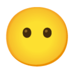 Face Without Mouth u1f636 Icon 256 x 256