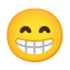 Grinning Face With Smiling Eyes u1f601 Icon 64 x 64