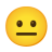 Neutral Face u1f610 Icon 48 x 48