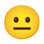 Neutral Face u1f610 Icon 64 x 64
