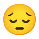 Pensive Face u1f614 Icon 128 x 128