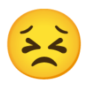 Persevering Face u1f623 Icon 128 x 128
