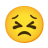 Persevering Face u1f623 Icon 48 x 48