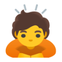 Person Bowing Deeply u1f647 Icon 128 x 128