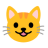 Smiling Cat Face With Open Mouth u1f63a Icon 48 x 48