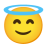 Smiling Face With Halo u1f607 Icon 48 x 48