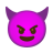 Smiling Face With Horns u1f608 Icon 48 x 48
