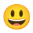 Smiling Face With Open Mouth u1f603 Icon 48 x 48