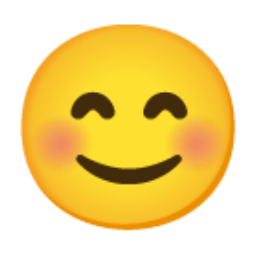 Smiling Face With Smiling Eyes u1f60a Icon 256 x 256