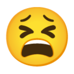 Tired Face u1f62b Icon 256 x 256