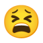 Tired Face u1f62b Icon 64 x 64