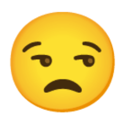 Unamused Face u1f612 Icon 256 x 256
