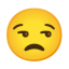 Unamused Face u1f612 Icon 64 x 64