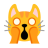 Weary Cat Face u1f640 Icon 48 x 48