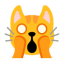 Weary Cat Face u1f640 Icon 64 x 64