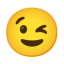 Winking Face u1f609 Icon 64 x 64