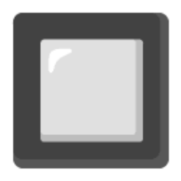 Black Square Button u1f532 Icon 256 x 256