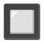 Black Square Button u1f532 Icon 64 x 64